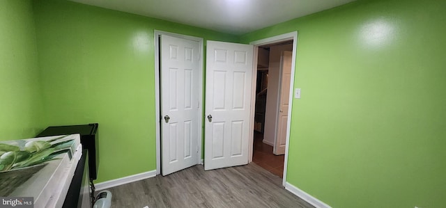 bedroom featuring light hardwood / wood-style floors