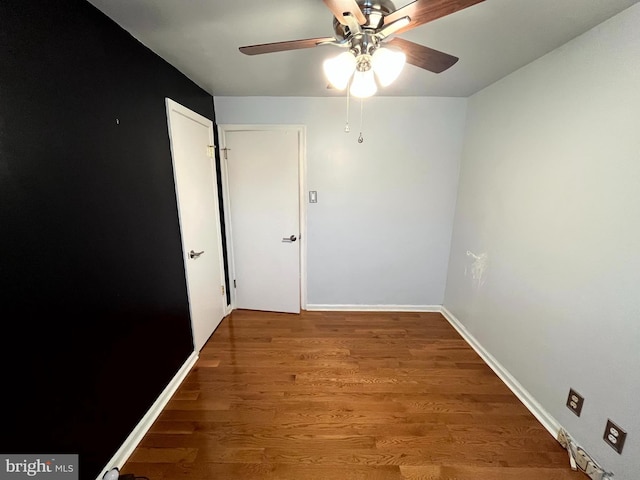 interior space with hardwood / wood-style flooring