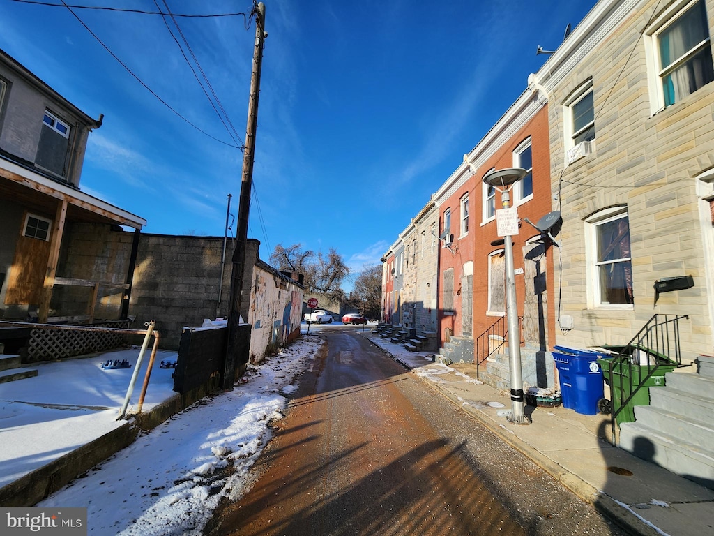 view of street