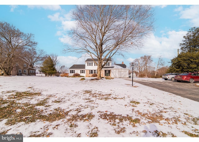 view of snowy yard