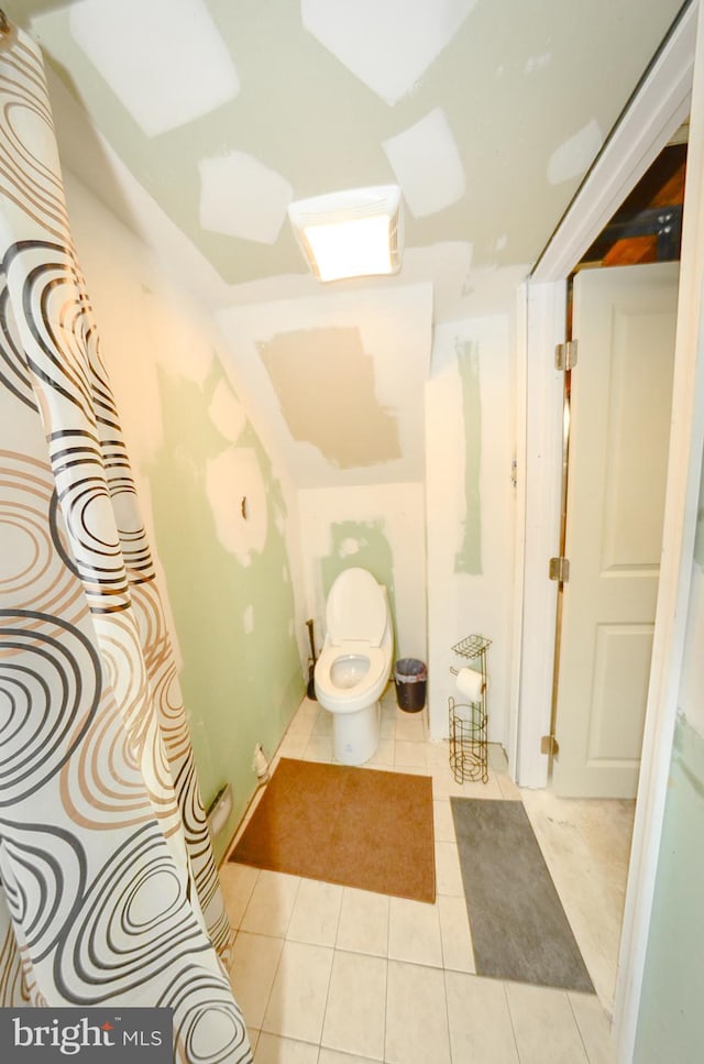 bathroom featuring tile patterned floors