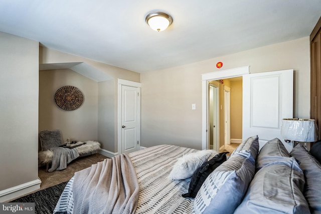 bedroom featuring carpet flooring