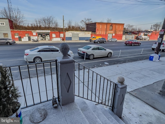 view of parking / parking lot