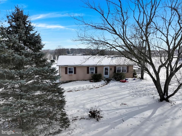 view of ranch-style home