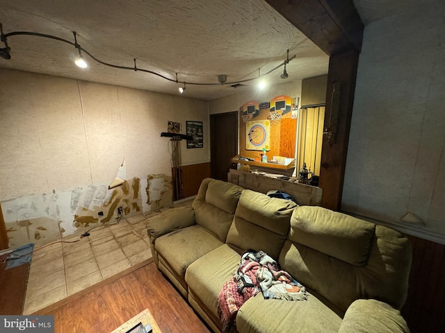 1941 Cedar Dr, Spring Grove, PA 17362 - living area featuring track lighting and wood finished floors
