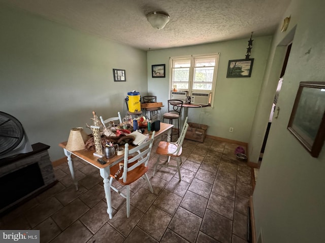 1941 Cedar Dr, Spring Grove, PA 17362 - dining area featuring a textured ceiling and cooling unit