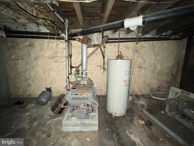 utilities with gas water heater