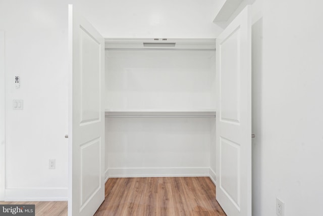 view of closet