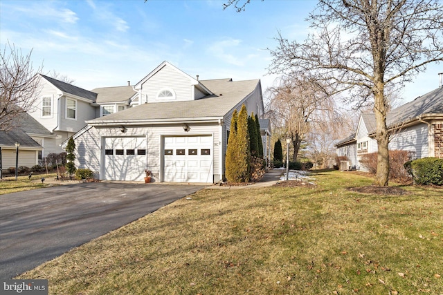 view of home's exterior featuring a yard