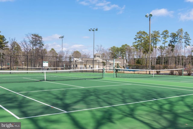 view of sport court