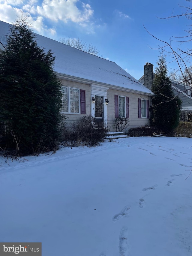 view of ranch-style house