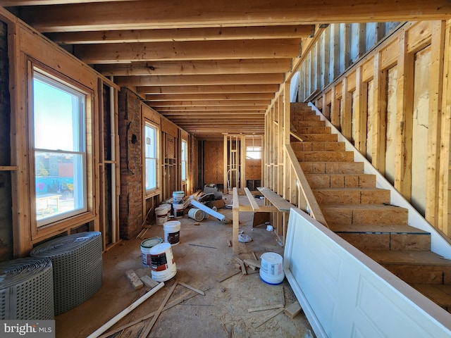 miscellaneous room with a wealth of natural light