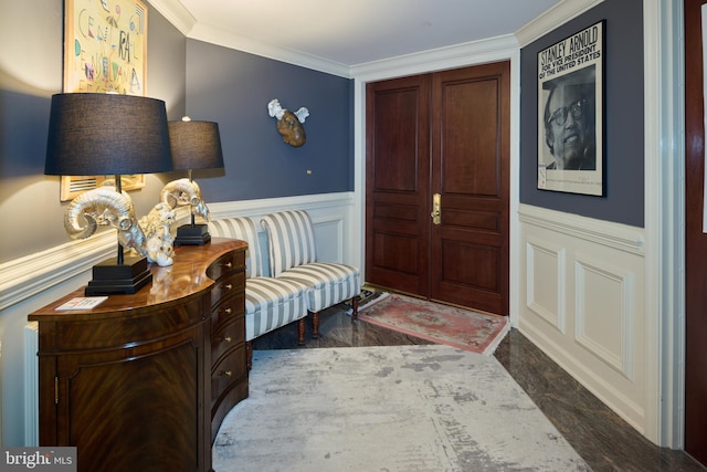425 Windmere Dr Unit 2B, State College, PA 16801 - entryway featuring crown molding