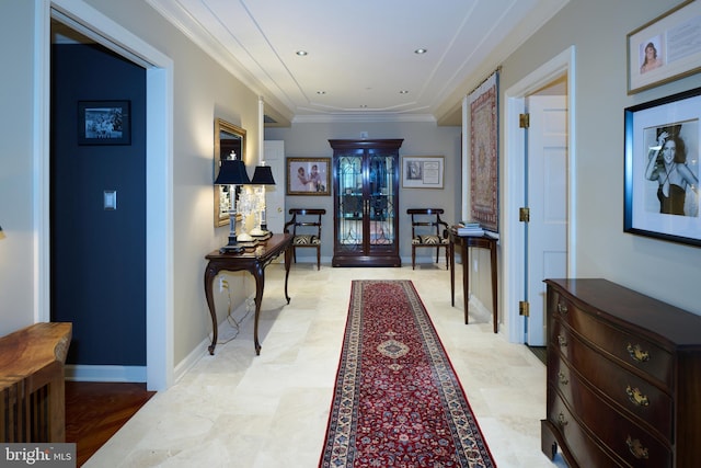 425 Windmere Dr Unit 2B, State College, PA 16801 - hallway with crown molding