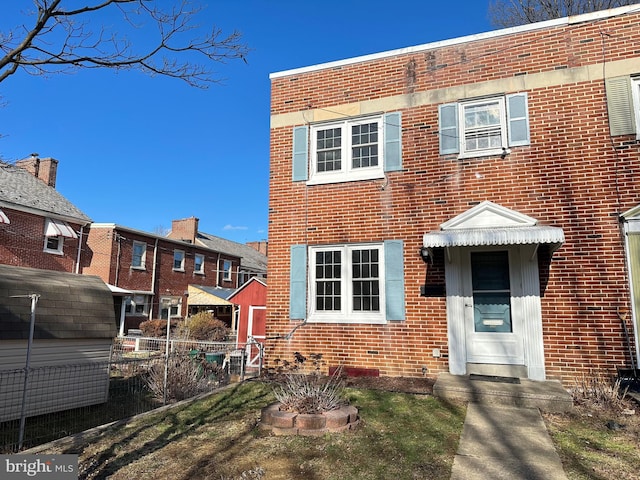 view of front of home