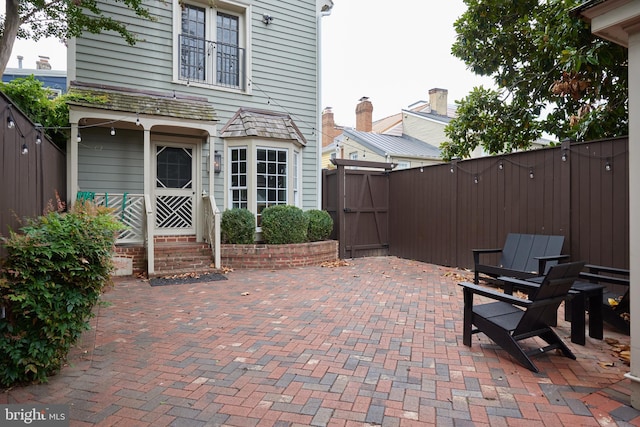 view of patio