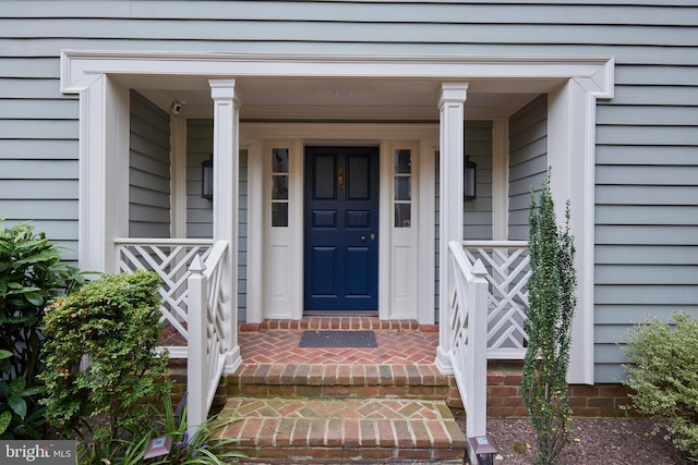 view of entrance to property