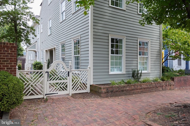 exterior space with a patio