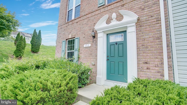 view of entrance to property