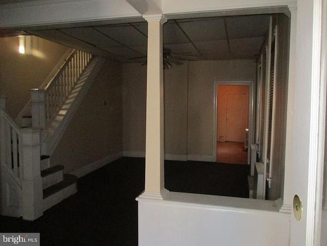 view of basement