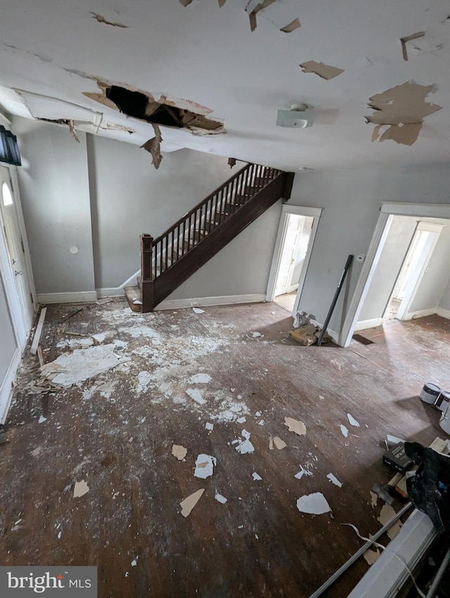 view of unfurnished living room