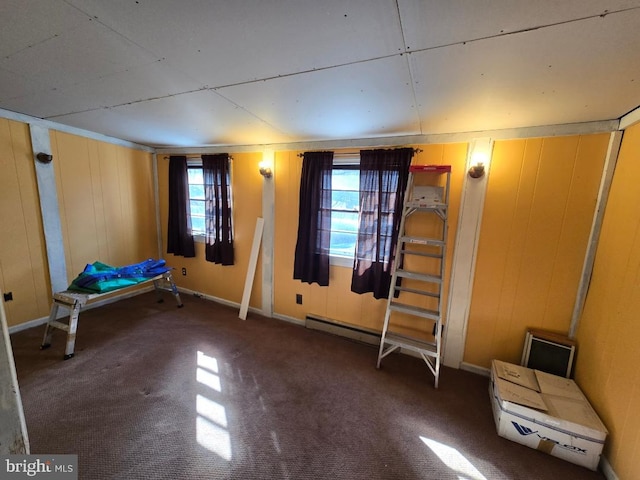 unfurnished bedroom featuring carpet flooring