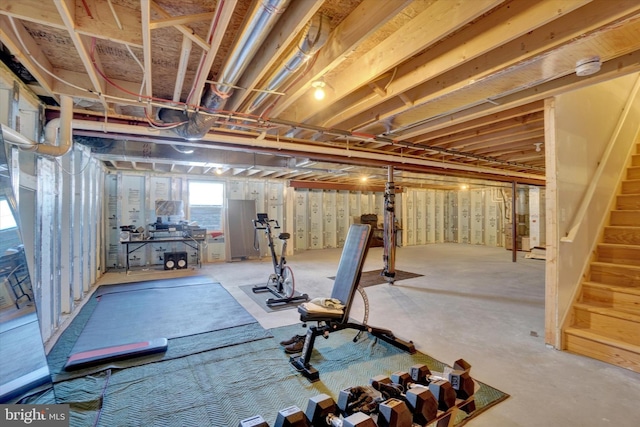 view of workout room