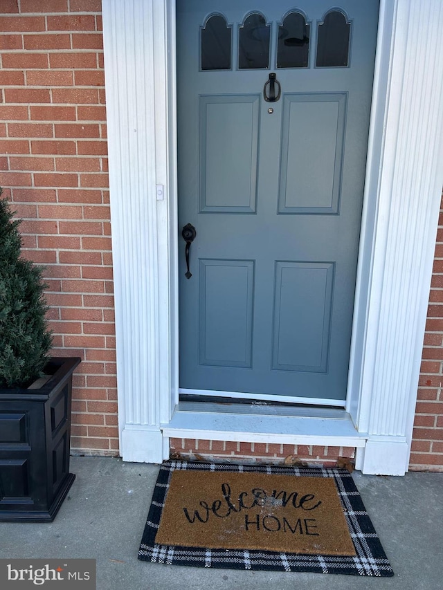 view of entrance to property