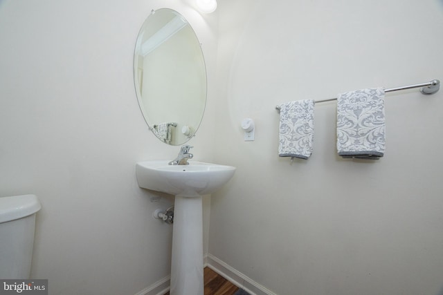 bathroom with toilet