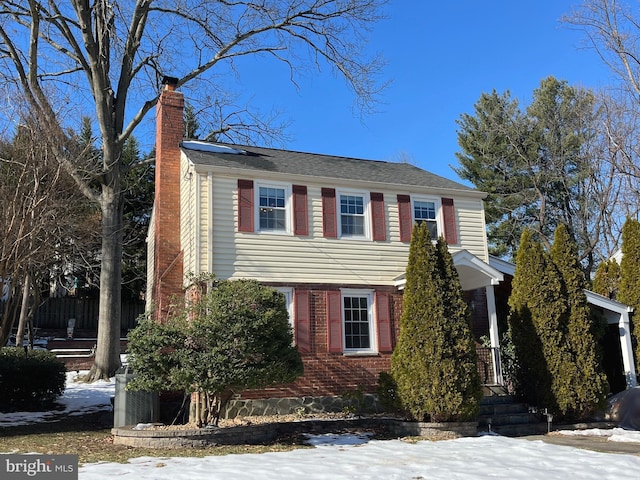 view of front of home