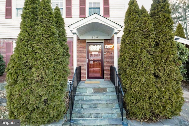 view of entrance to property