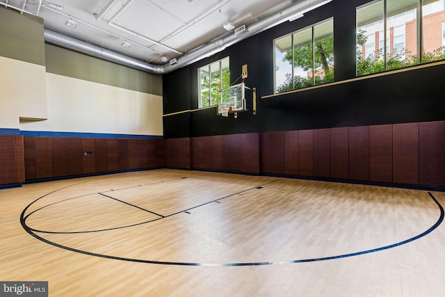 view of basketball court