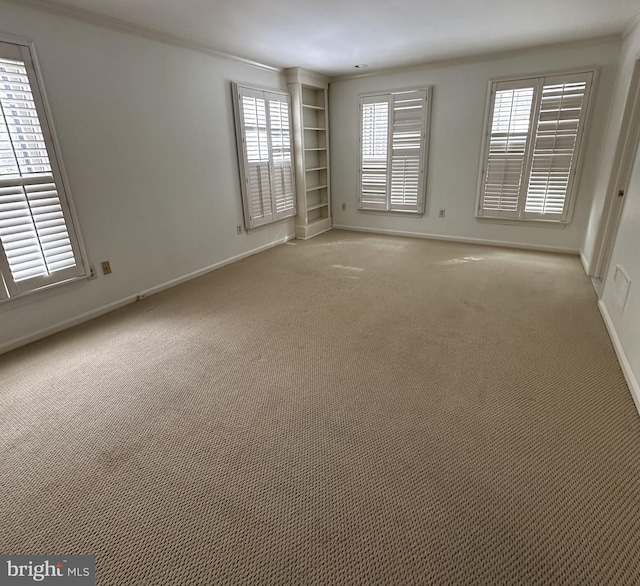 spare room with carpet flooring