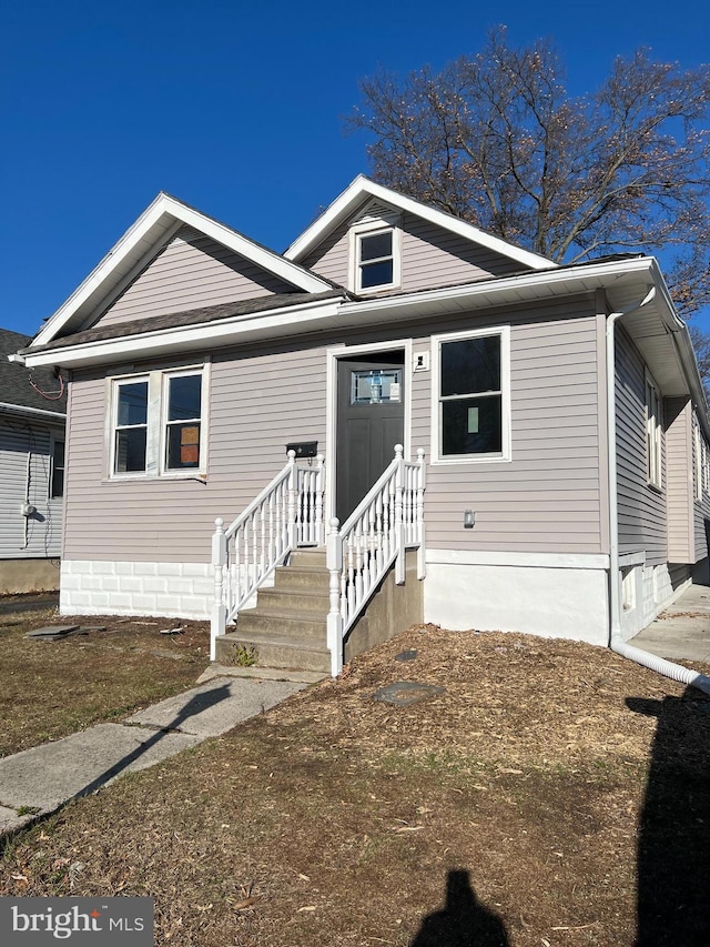 view of front of home