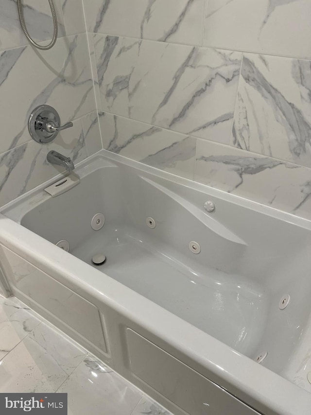 details featuring a tub