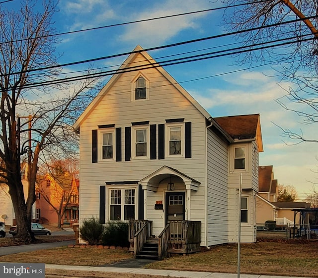 view of traditional-style house