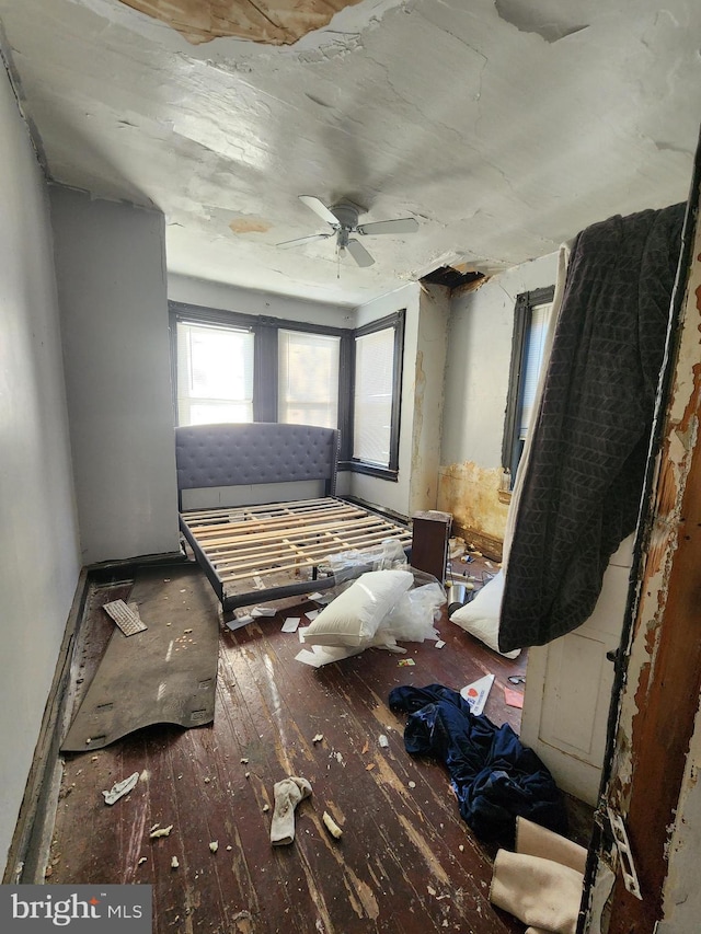 unfurnished bedroom featuring hardwood / wood-style floors