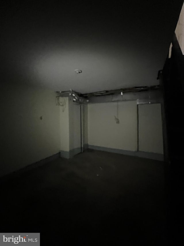 view of basement