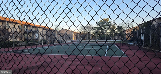 view of sport court