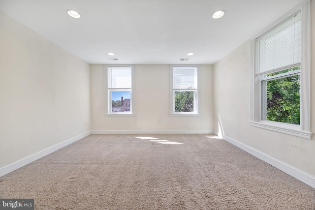 empty room featuring carpet