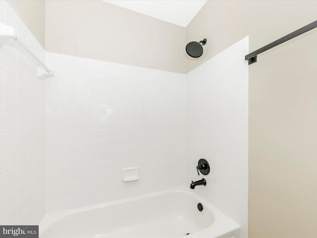 bathroom featuring bathtub / shower combination