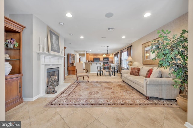 view of living room