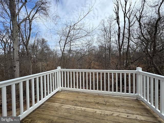 view of deck