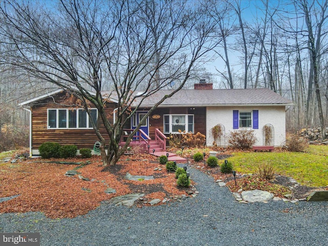 view of ranch-style house