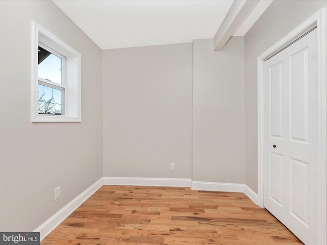 interior space featuring light wood-type flooring