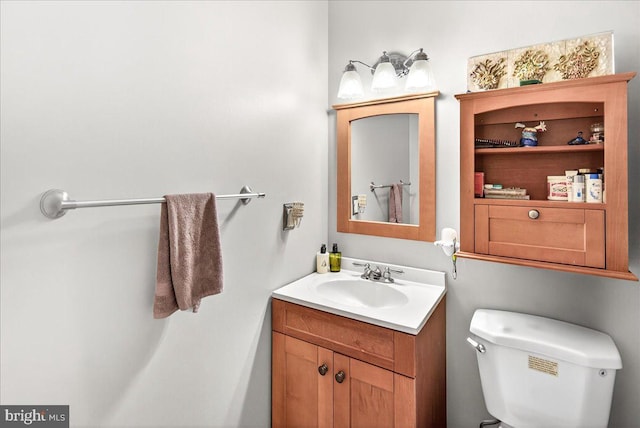 24200 Log House Rd, Gaithersburg, MD 20882 - half bathroom with vanity and toilet
