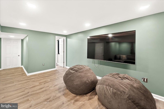 24200 Log House Rd, Gaithersburg, MD 20882 - sitting room featuring wood finished floors and recessed lighting