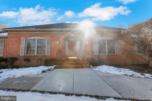 view of front of home