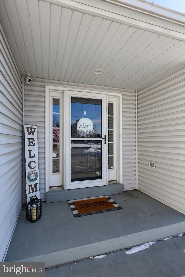 view of property entrance