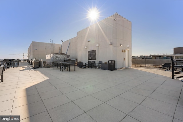 rear view of property with a patio area